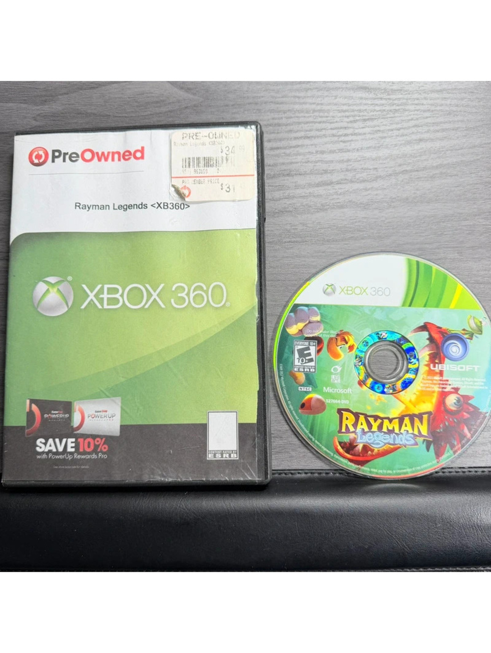 Tested Rayman Legends Xbox 360 Game Disc Case Ubisoft Platformer